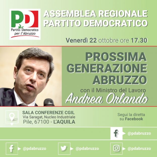 Assemblea del Pd Abruzzo