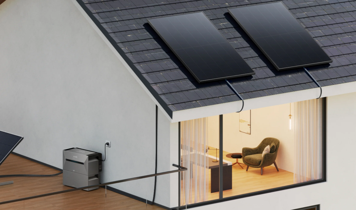 Pannelli solari su tetto