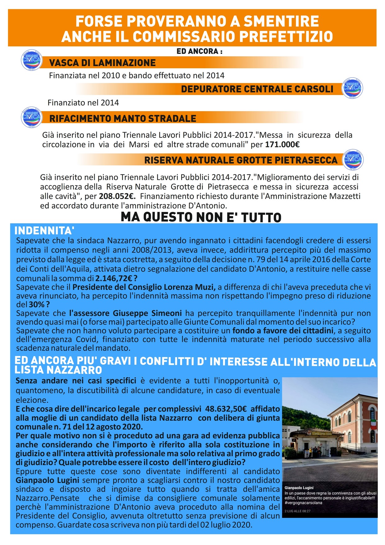 Smentita Commissario Prefettizio 1239 x 1754