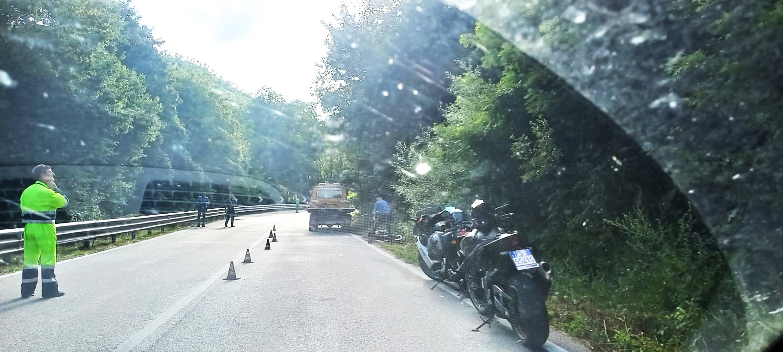 Incidente Moto Variante Tiburtina Valeria