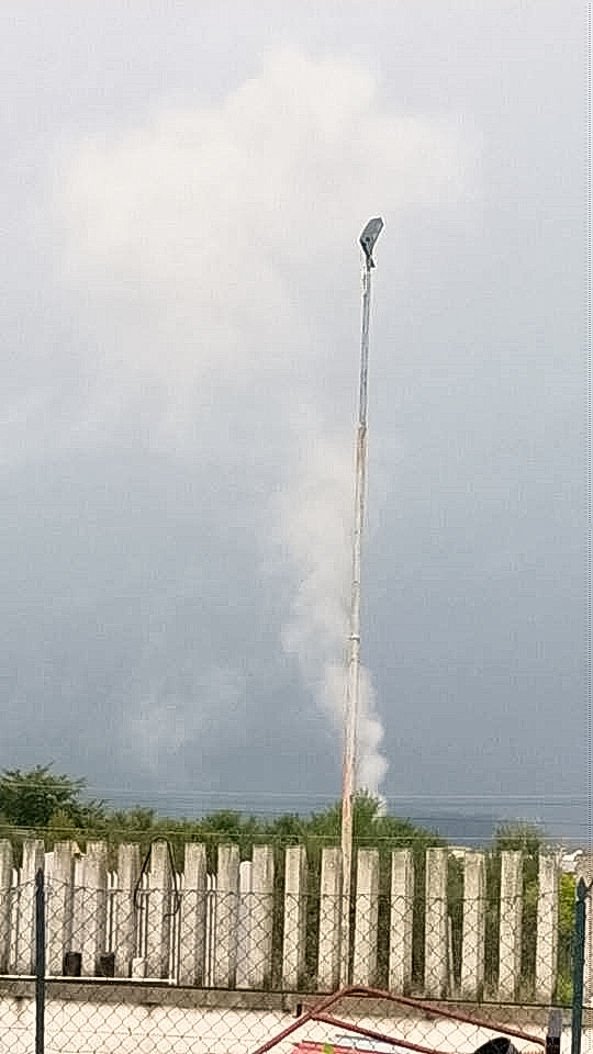 Fumo nella Piana del Cavaliere