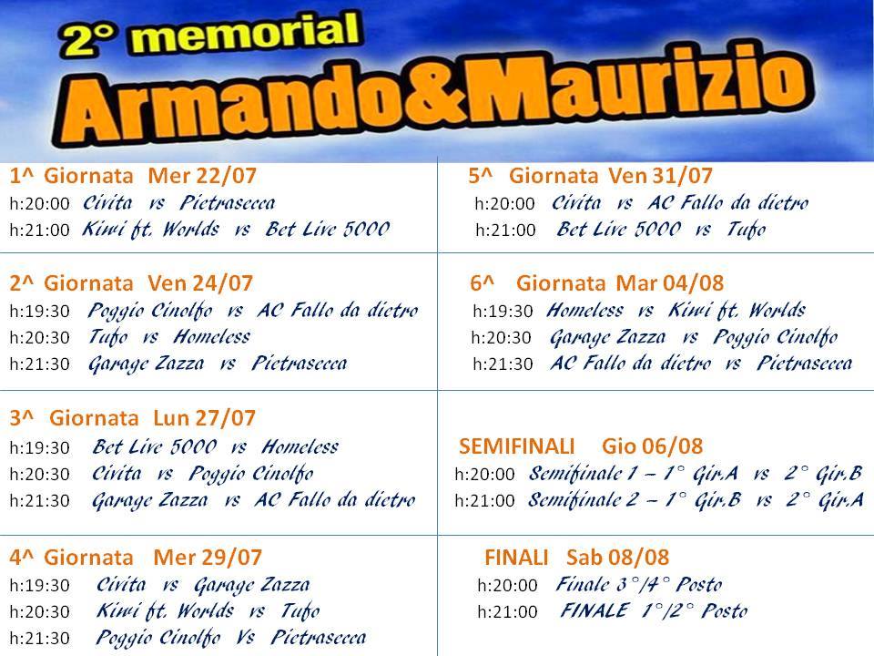 Memorial Armando &amp; Maurizio
