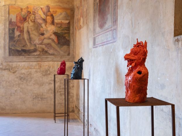 Mutsuo Hirano_Boccaccio 25_exhibition view_Palazzo Pretorio_Certaldo