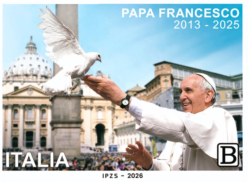 Francobollo Papa Francesco