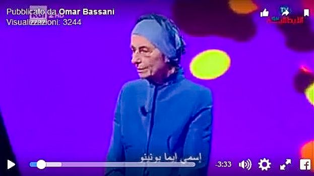 Emma Bonino alla Tv Araba