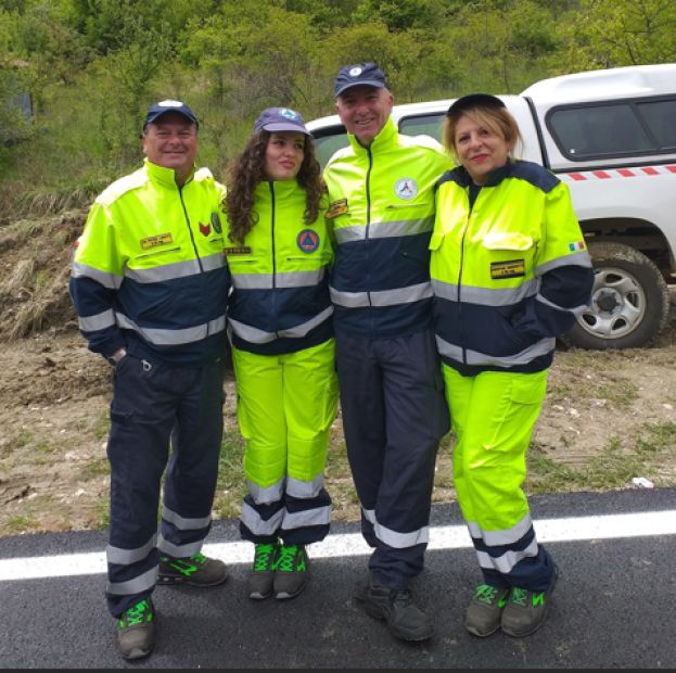 Volontari della Protezione Civile di Oricola