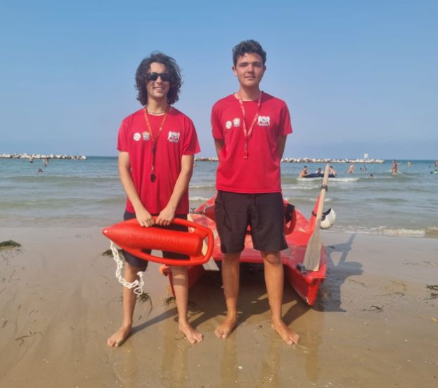 Fabio Pomponio e Lorenzo Di Martino Angeli del Mare Rescue Italy