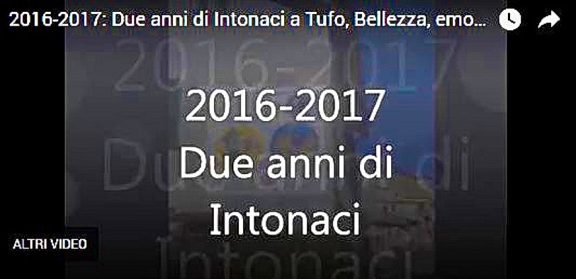 DUE ANNI DI INTONACI A TUFO DI CARSOLI TRA BELLEZZA ED EMOZIONI
