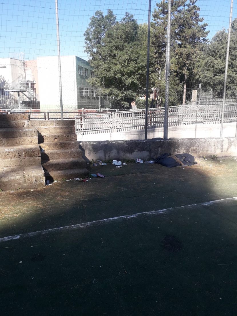 Balla di Fieno nel Campo da Gioco