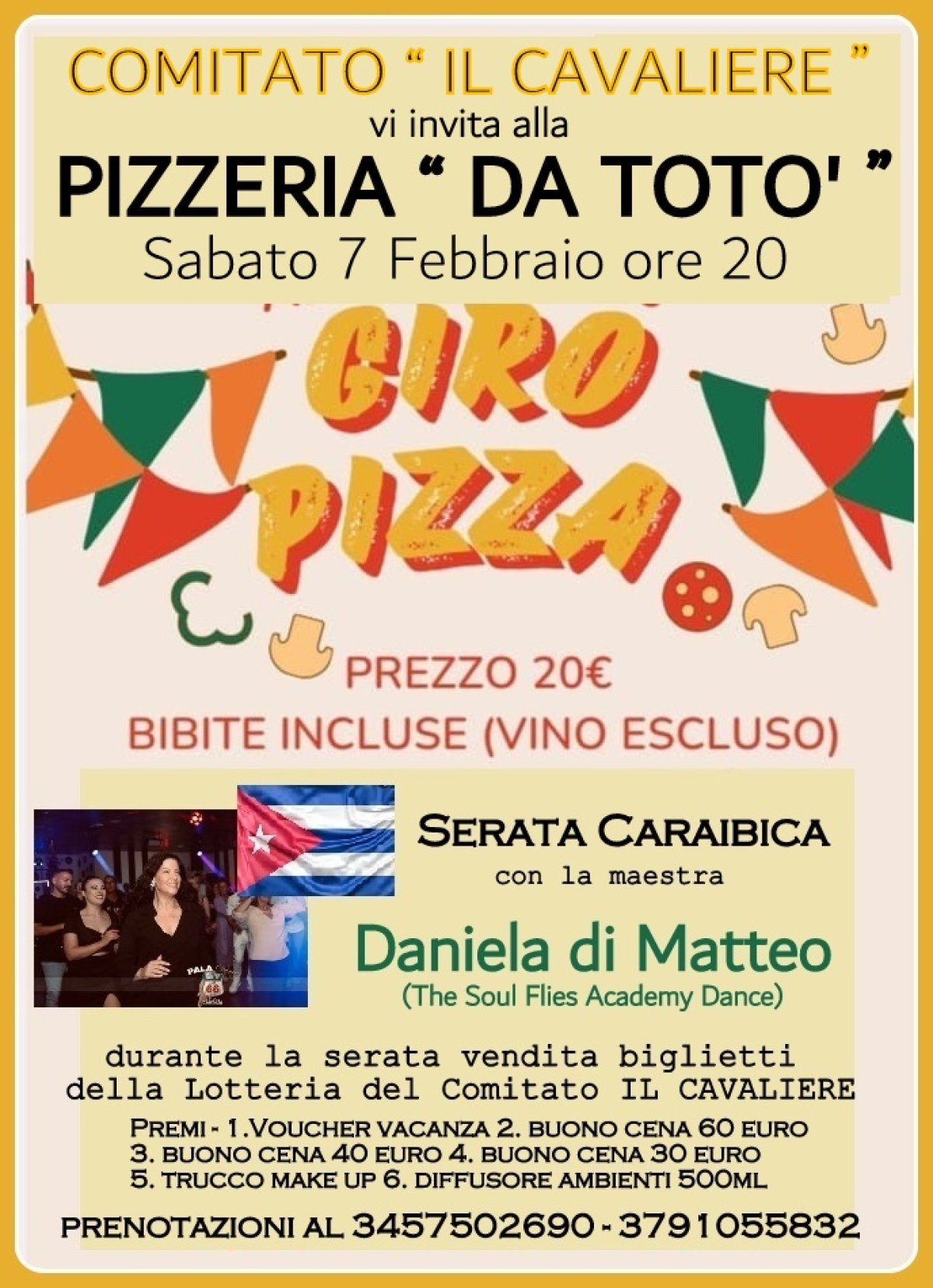 CARSOLI - SERATA DI SALSA CUBANA CON LA MAESTRA DANIELA DI MATTEO