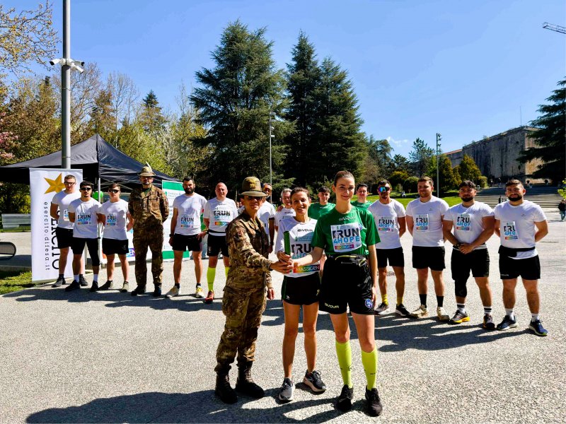 L&amp;#039;Aquila L&rsquo;Esercito Italiano alla Run4Hope 2026