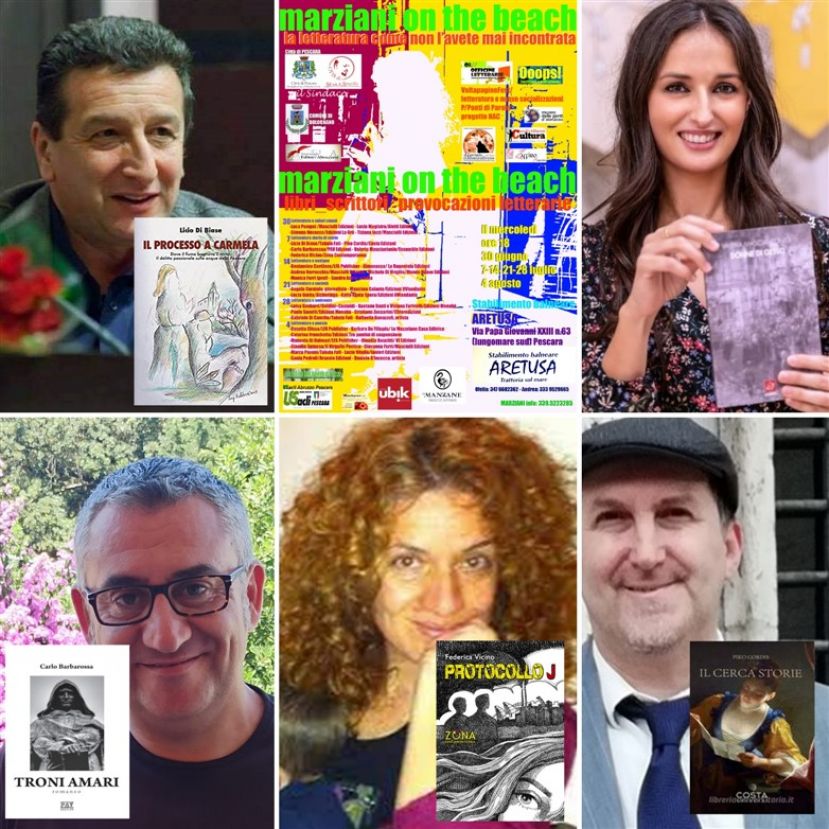 Marziani on the beach