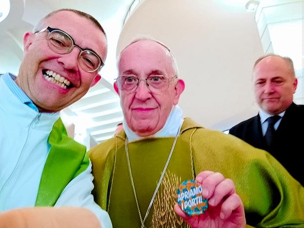 Il selfie di Papa Francesco