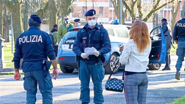 Covid-19, Controlli Polizia