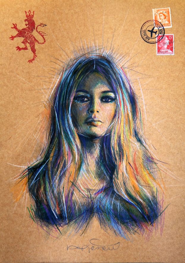 BB pastelli su carta cm 30x21 2025