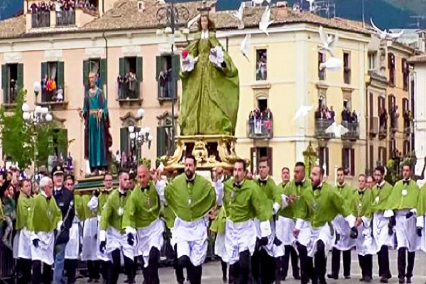 SULMONA, LA MADONNA CHE SCAPPA TORNA ALL&amp;#039;800