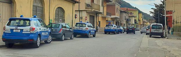 Volanti della Polizia Stradale a Luco Dei Marsi