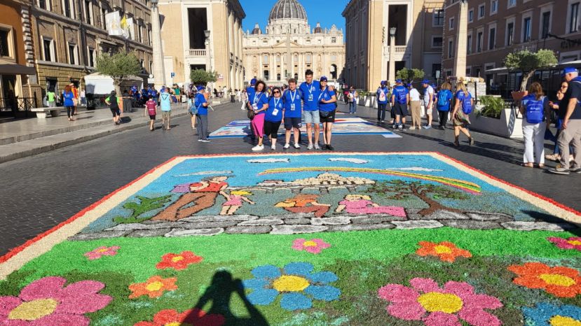 Infiorata della Proloco Carseoli a Roma
