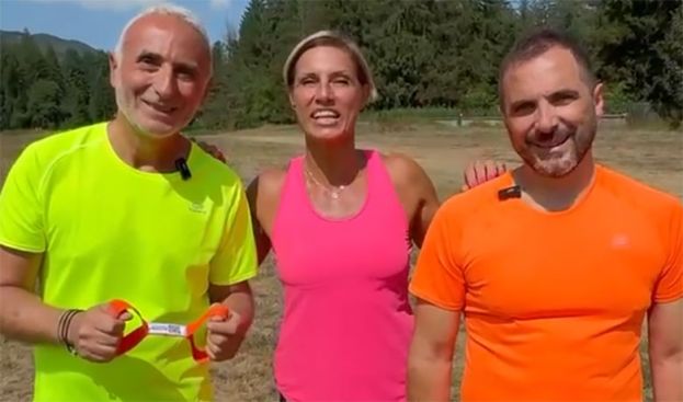Annalisa Minetti con Fulvio Matteoni e Stefano Ciallela -foto autorizzata