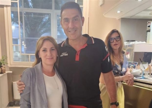 Carola Profeta con il Generale Vannacci