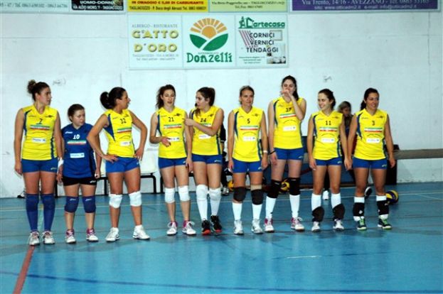 SCONFITTA ONOREVOLE PER 3 SET A 2 DELLE RAGAZZE DEL VOLLEY CARSOLI CONTRO PINETO NELLA PRIMA DI CAMPIONATO(FOTO)