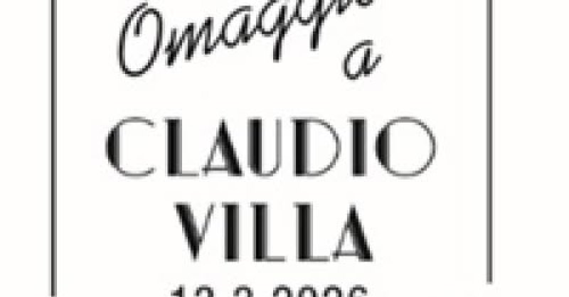 ANNULLO DEDICATO ALL&rsquo;OMAGGIO A CLAUDIO VILLA