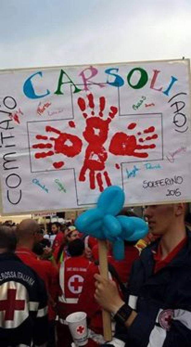 LA DELEGAZIONE DELLA CROCE ROSSA DI CARSOLI PRESENTE ALLA &amp;quot;FIACCOLATA&amp;quot; DI SOLFERINO