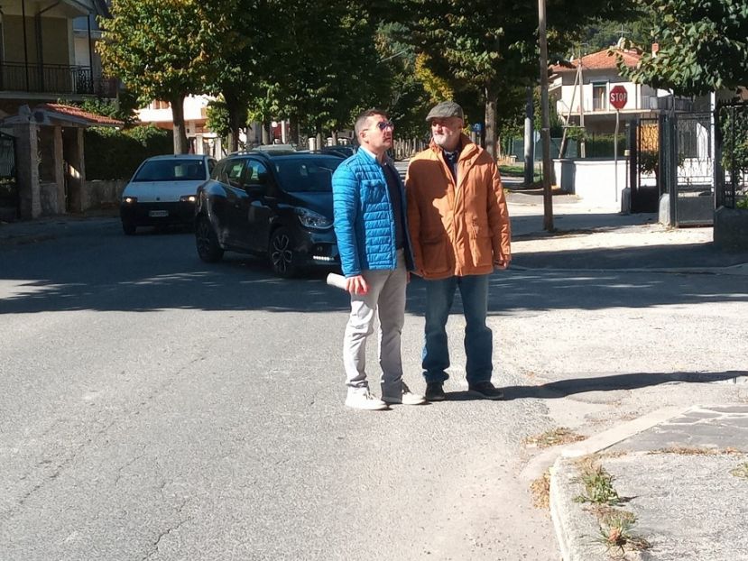 Vicesindaco Giovannone e assessore lavori pubblici Mauro Petricca