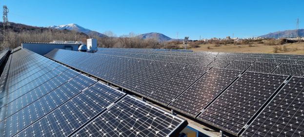 L&amp;#039;impianto fotovoltaico della sede provinciale di Centi Colella all&amp;#039;Aquila