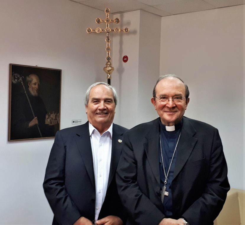 Card. Petrocchi con Nello Scipioni