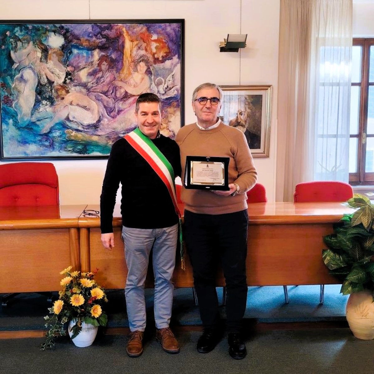 Cerimonia saluto ad Antonio Sorge