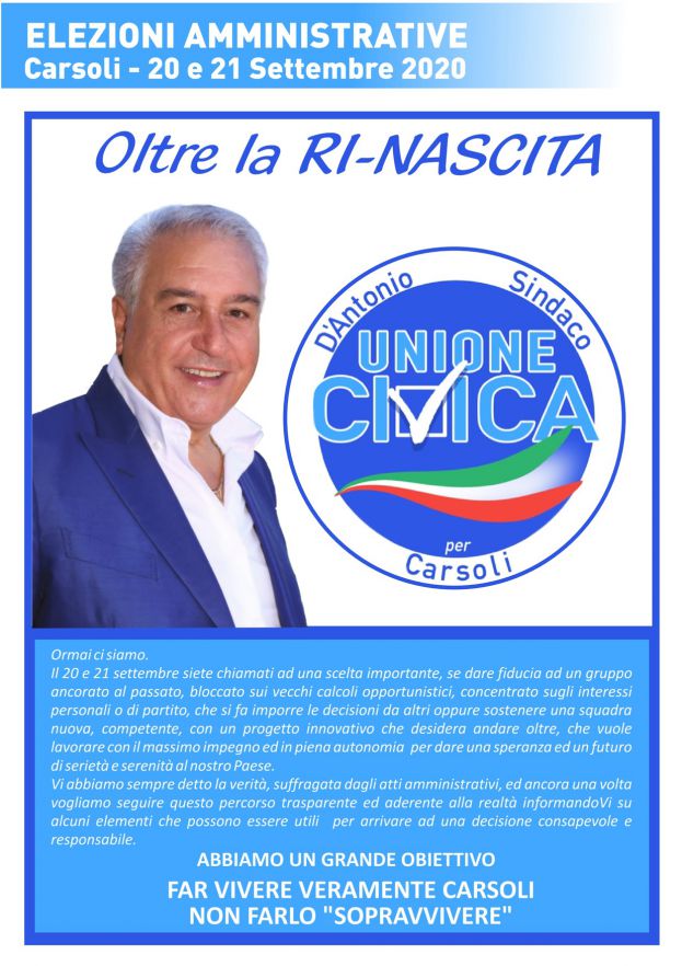 Domenico D&amp;#039;Antonio candidato sindaco