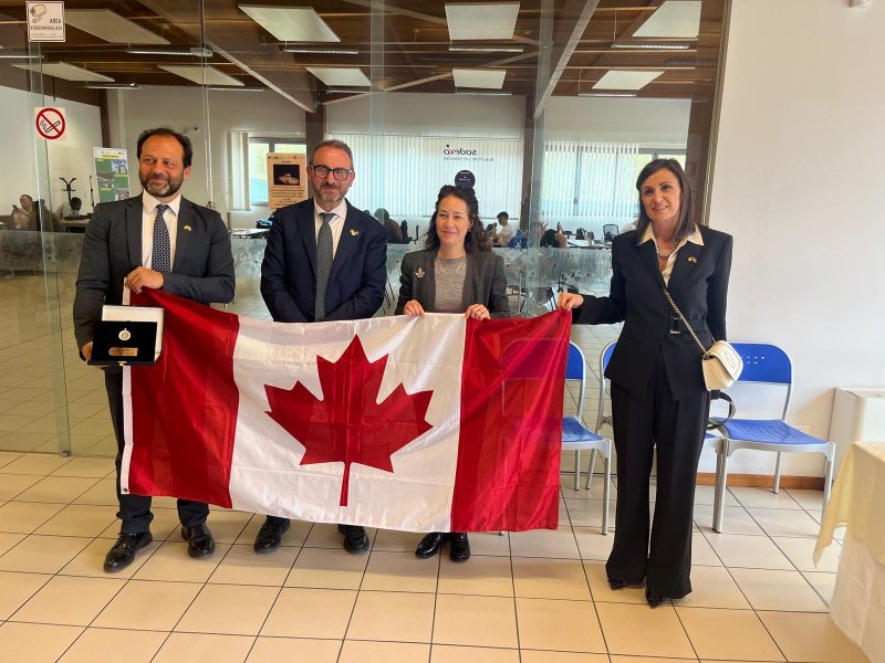 Visita ambasciatrice Canada