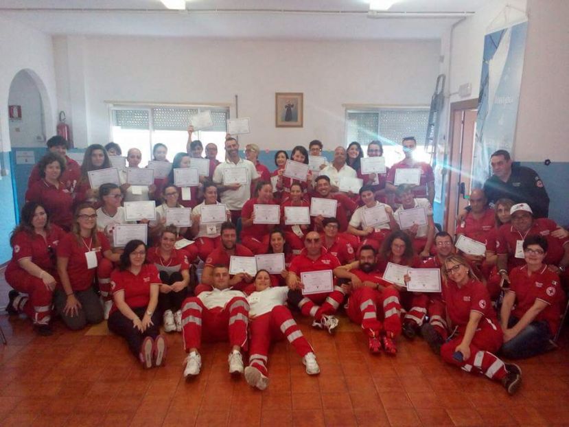CROCE ROSSA DI CARSOLI,UN SUCCESSO IL CORSO DI TRUCCO E SIMULAZIONE