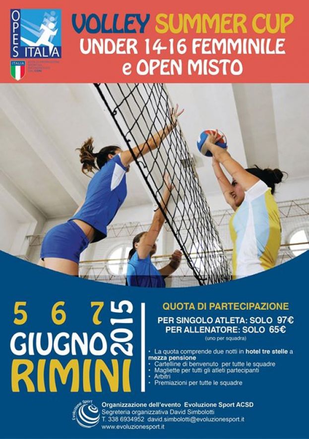 CARSOLI,VOLLEY SUMMER CUP 2015 A RIMINI