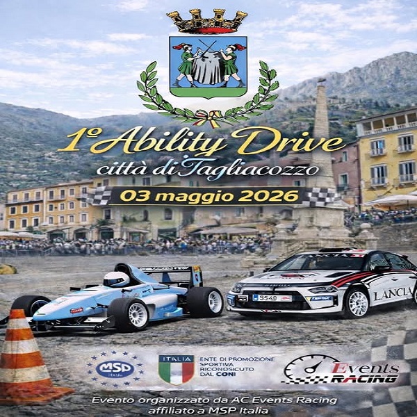 Evento automobilistico a Tagliacozzo