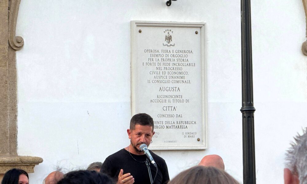 Giuseppe Anastasi discorso