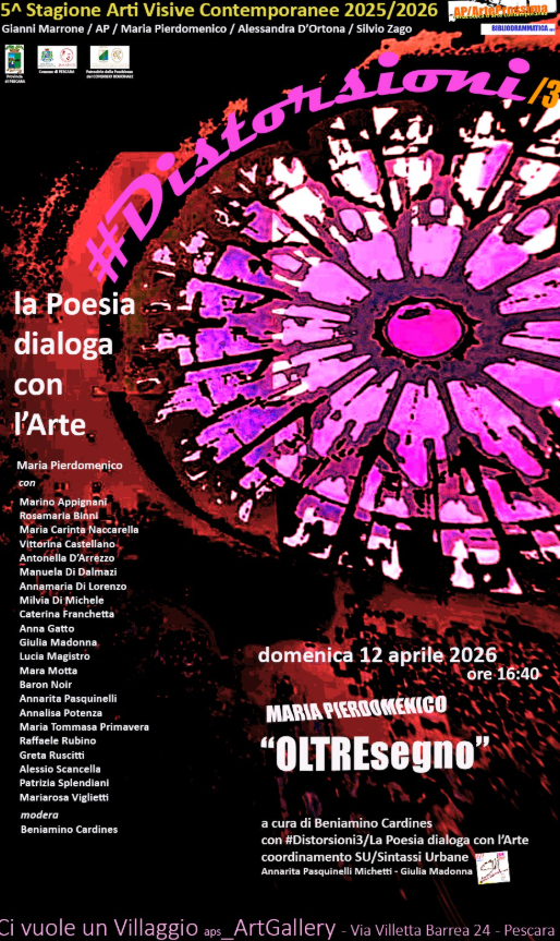 #DISTORSIONI | LA POESIA DIALOGA CON L’ARTE