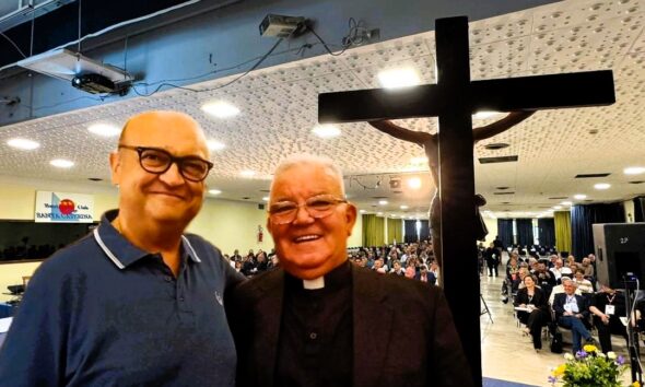 Pino GIORDANO Segretario Provinciale UGL Matera Mons. Vincenzo OROFINO Vescovo Diocesi Tursi Lagonegro