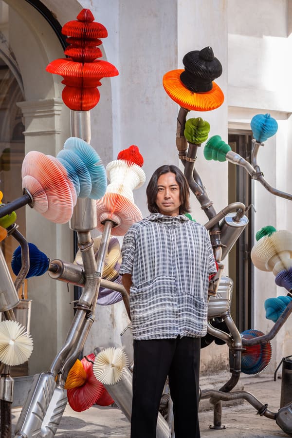 The Eternal Duality di Keita Miyazaki al Ninfeo di Villa Giulia Foto di Roberto Apa 4