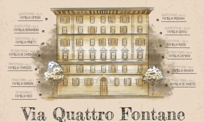 Via Quattro Fontane Larp illustrazione di Elena Bianco