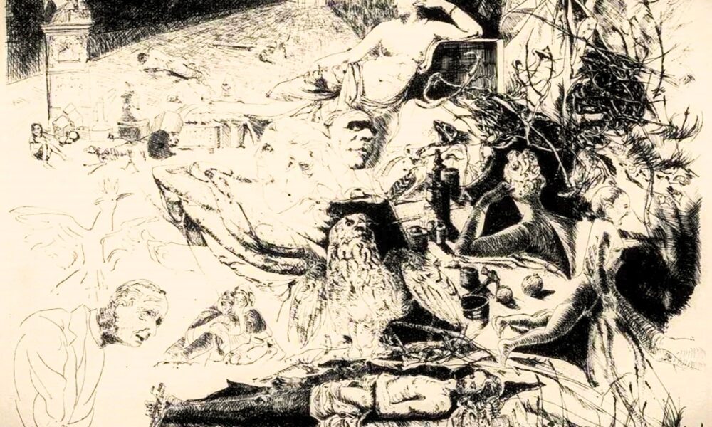 1 Francesco Guadagnuolo Humanitas Cartella di sei acqueforti