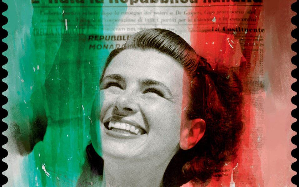 L’ITALIA IN UN FRANCOBOLLO: POSTE CELEBRA GLI 80 ANNI DELLA REPUBBLICA E IL VOTO ALLE DONNE