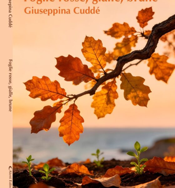 Copertina Foglie rosse gialle brune