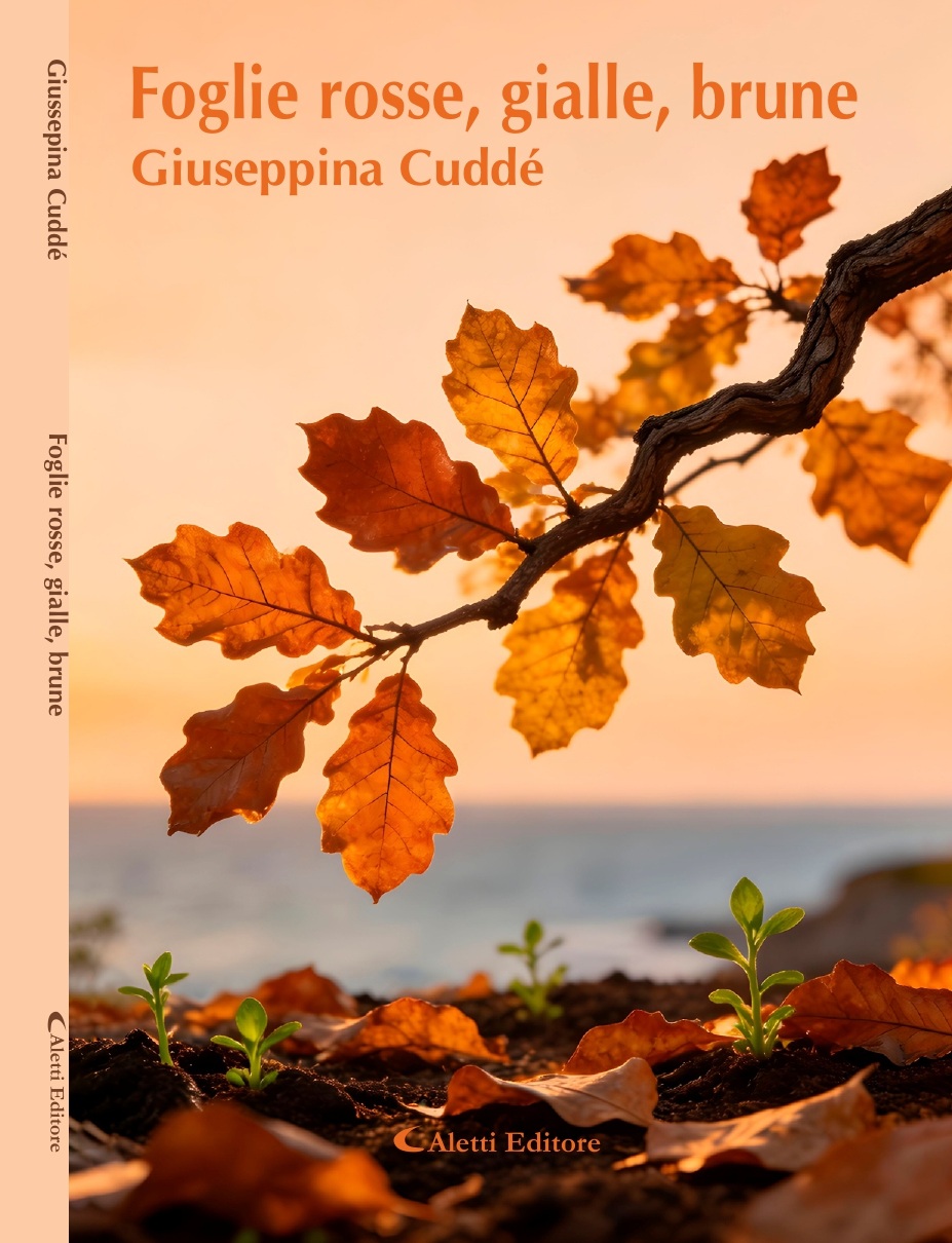 Copertina Foglie rosse gialle brune