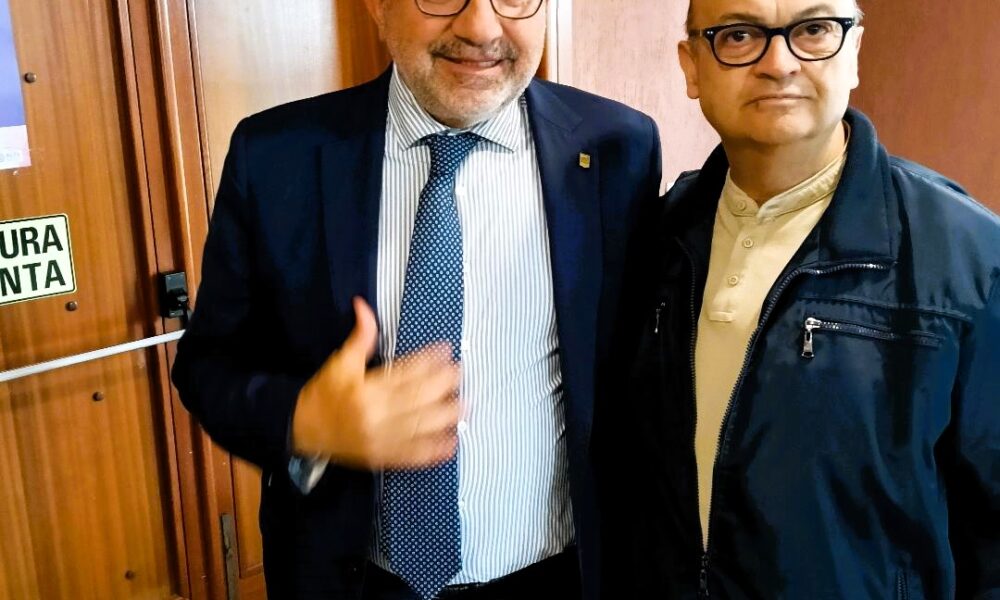 Cosimo LATRONICO Assessore Regione Basilicata Sanita Pino GIORDANO Segretario Provinciale UGL Matera