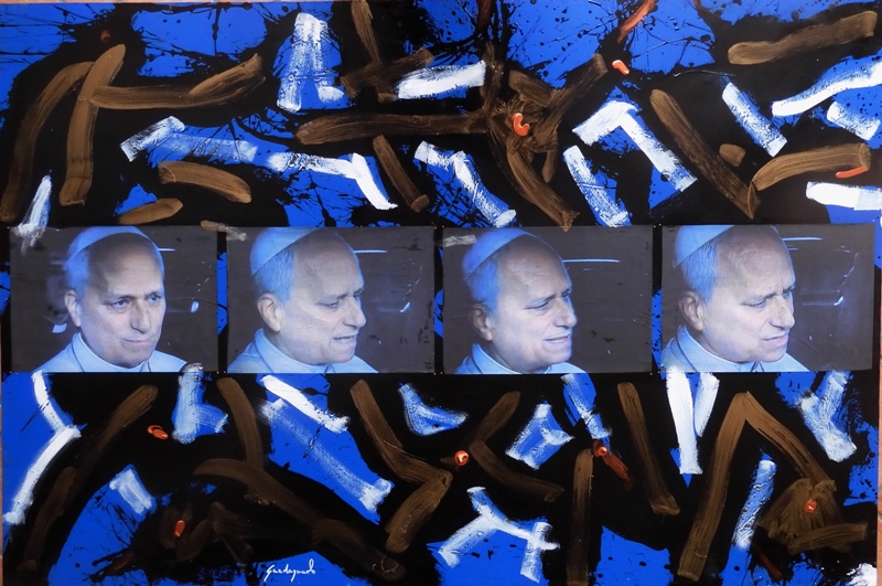 Dittico A Francesco Guadagnuolo LeoPOP Iconografia papale