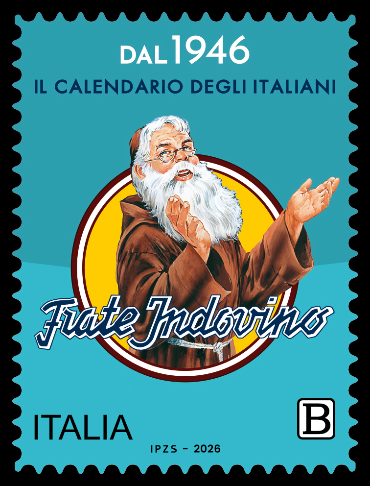 FRANCOBOLLO CALENDARIO DI FRATE INDOVINO