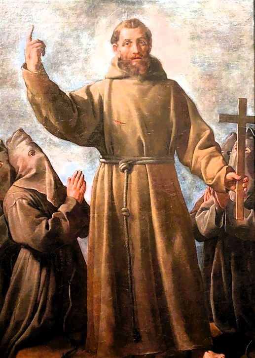 Guido Reni Stendardo di San Francesco Museo di Roma a Palazzo Braschi low 517 x 725