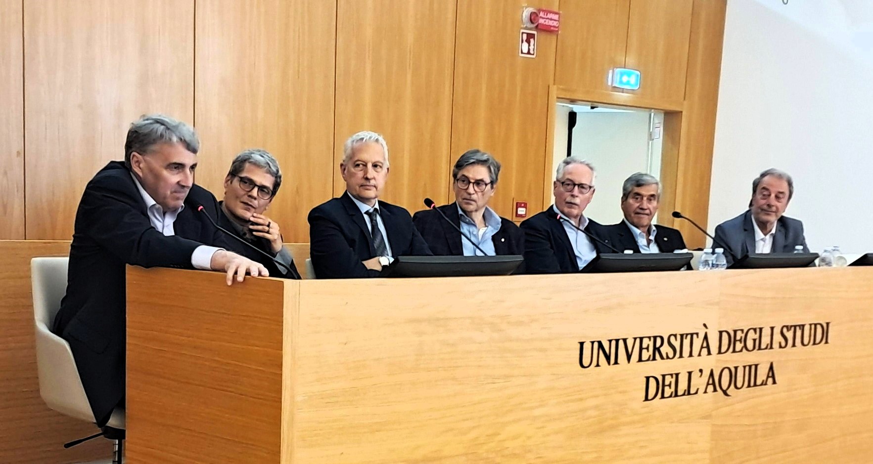 Il panel dei relatori